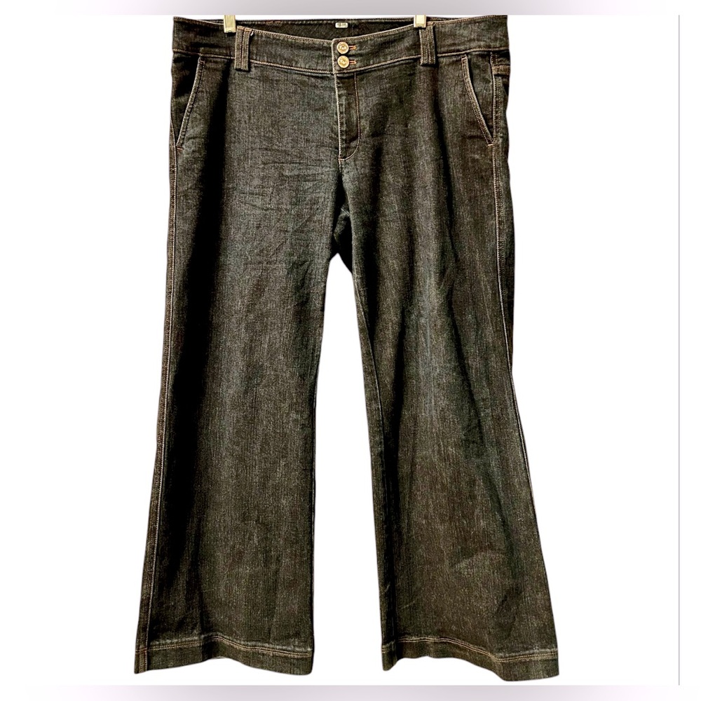 St. John Dark Wash Flare Jeans